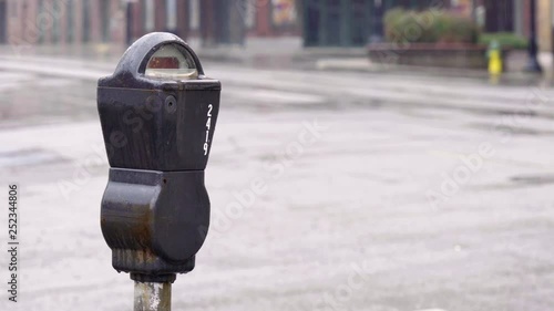 Parking Meter in the rain 