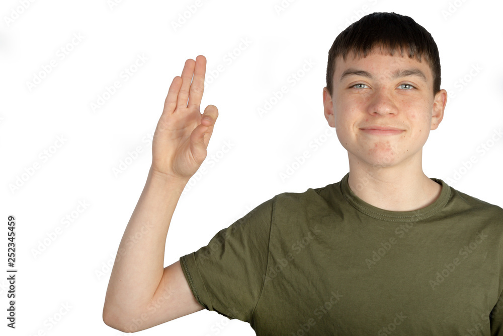 American Sign Language performed on one hand American Sign Language performed on one hand