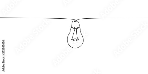 Continuous line drawing of ...