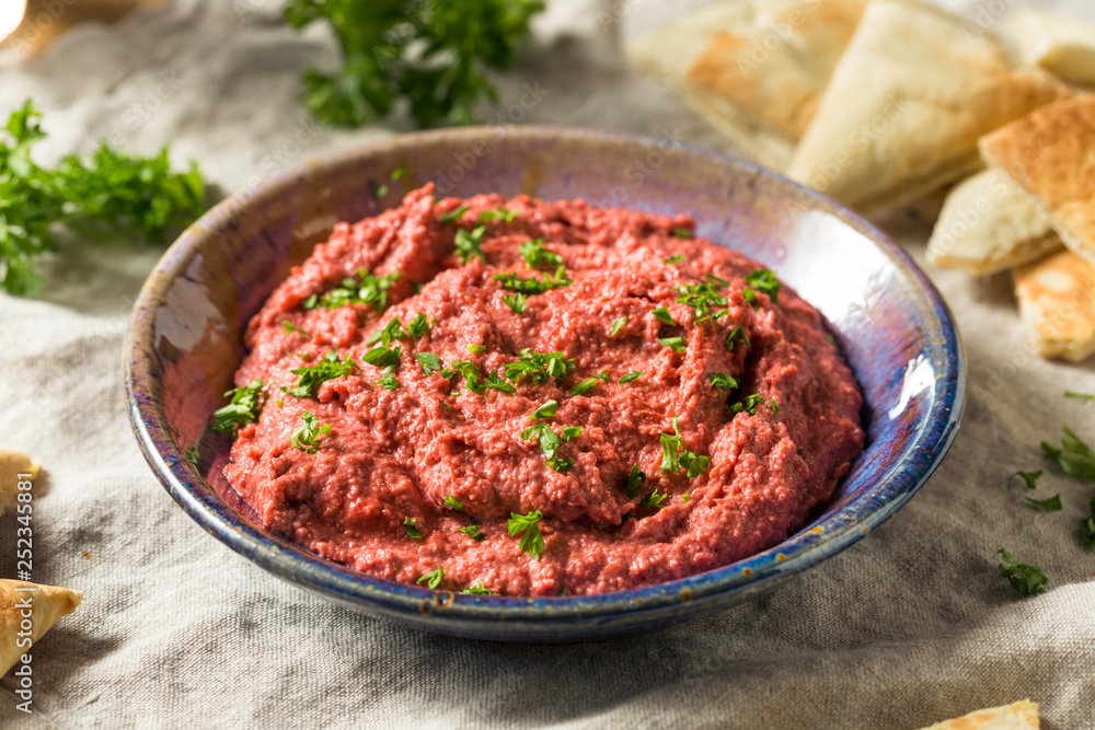 Homemade Red Beet Hummus Homemade Red Beet Hummus