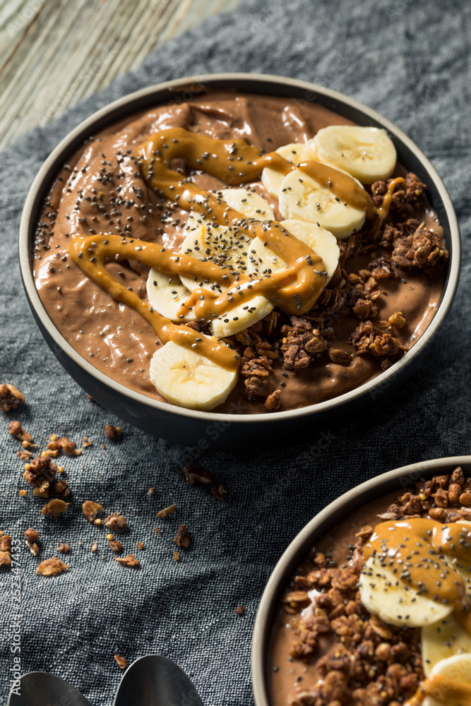 Homemade Chocolate Smoothie Bowl Homemade Chocolate Smoothie Bowl
