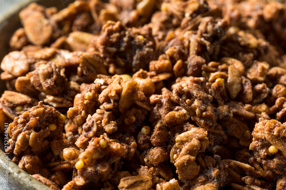 Homemade Chocolate Granola in a Bowl Homemade Chocolate Granola in a Bowl