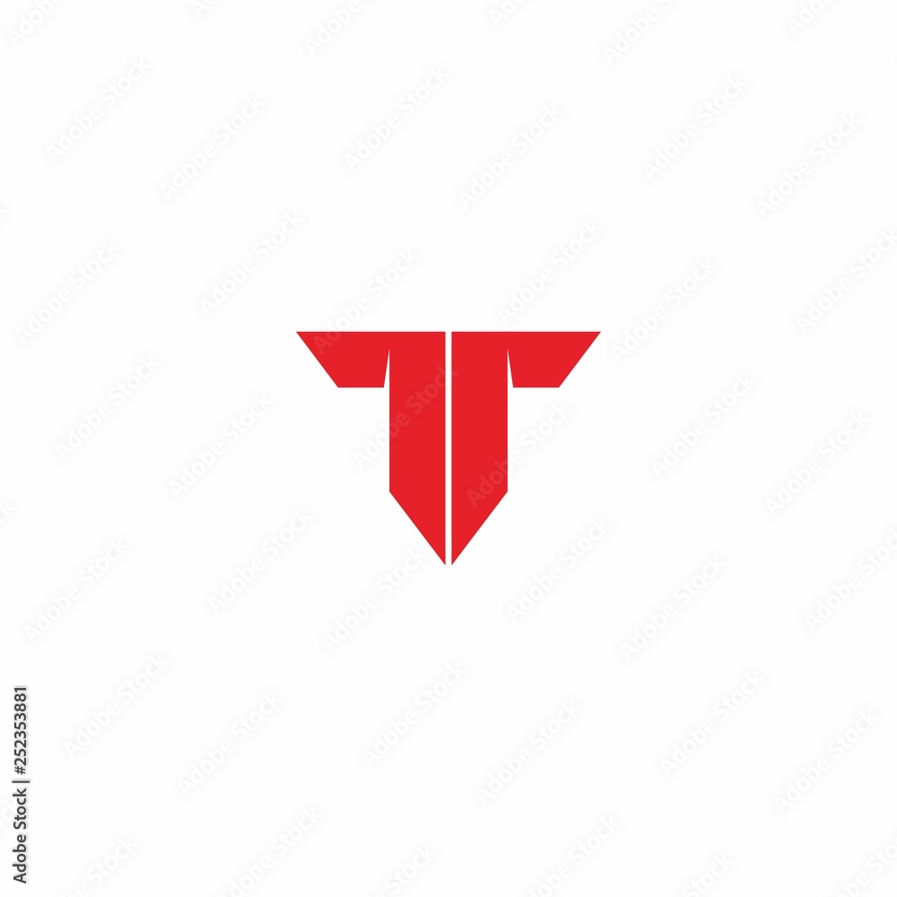 simple abstract masculine letter t vector logo design simple abstract masculine letter t vector logo design
