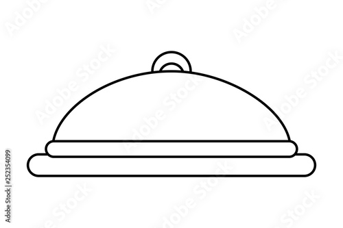 Restaurant bell dish dome