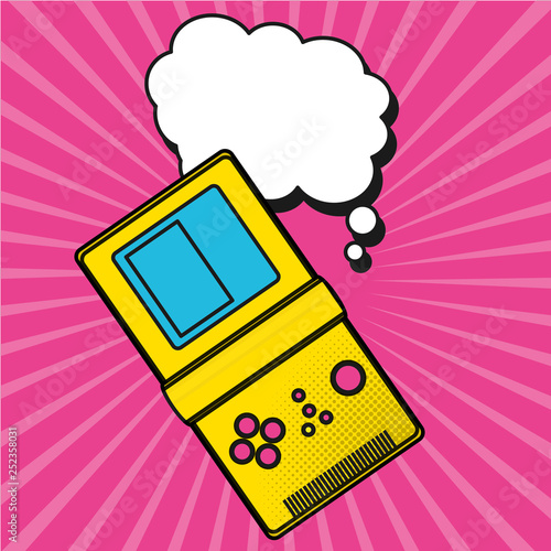 Pop art colorful cartoons