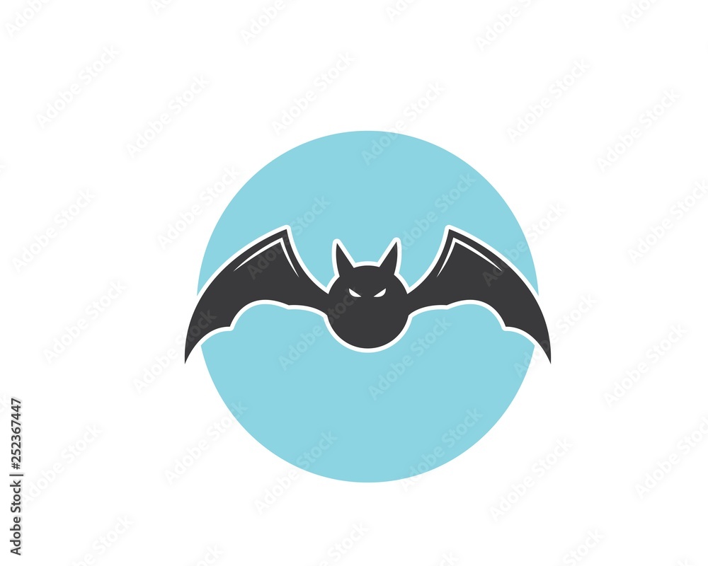 bat ilustration vector icon logo bat ilustration vector icon logo