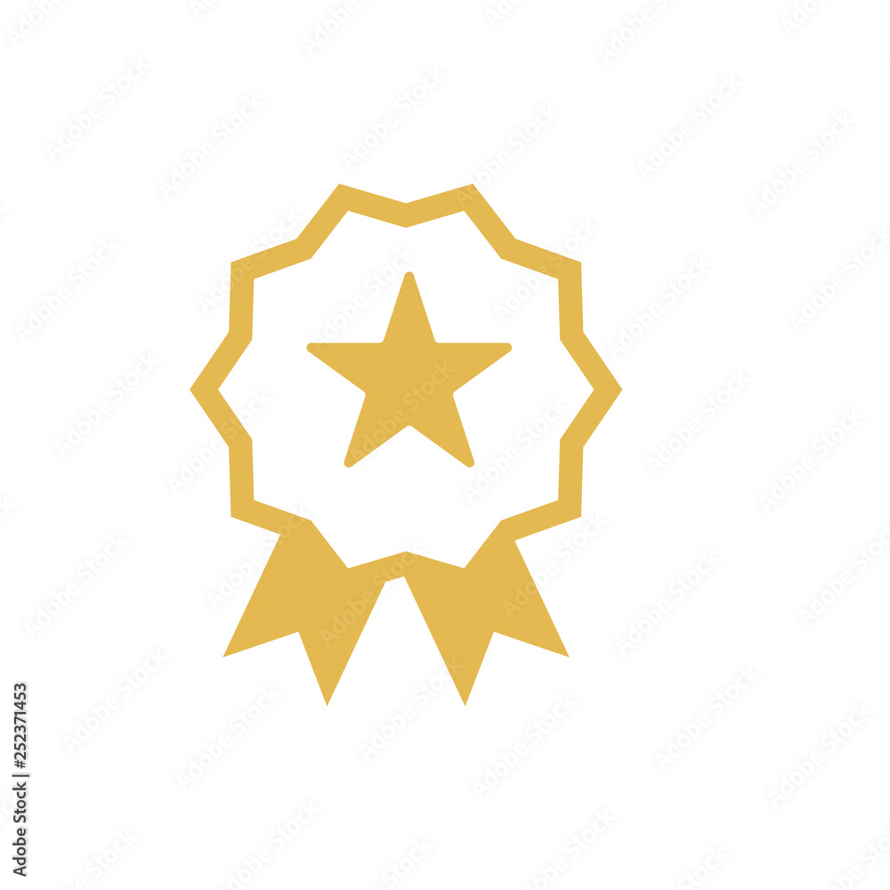 Star badge icon design template vector Star badge icon design template vector