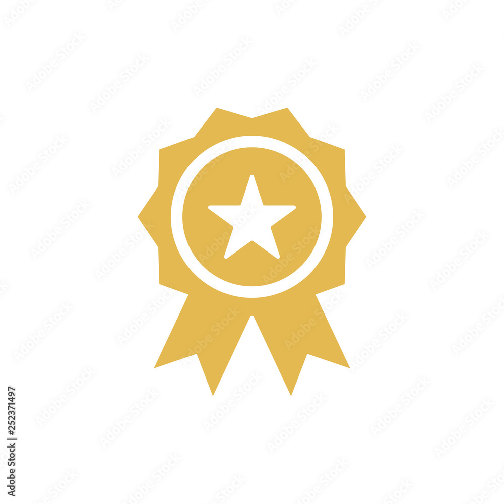 Star badge icon design template vector Star badge icon design template vector