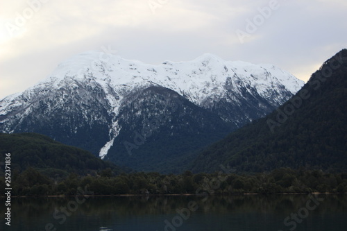 patagonia, Chile, paisaje, rural, campo, nieve, montaña, Lago Verde, sur, naturaleza © pamelagarrido