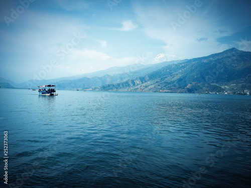 Beautiful view of Fews Lake, Pokhara, Nepal !