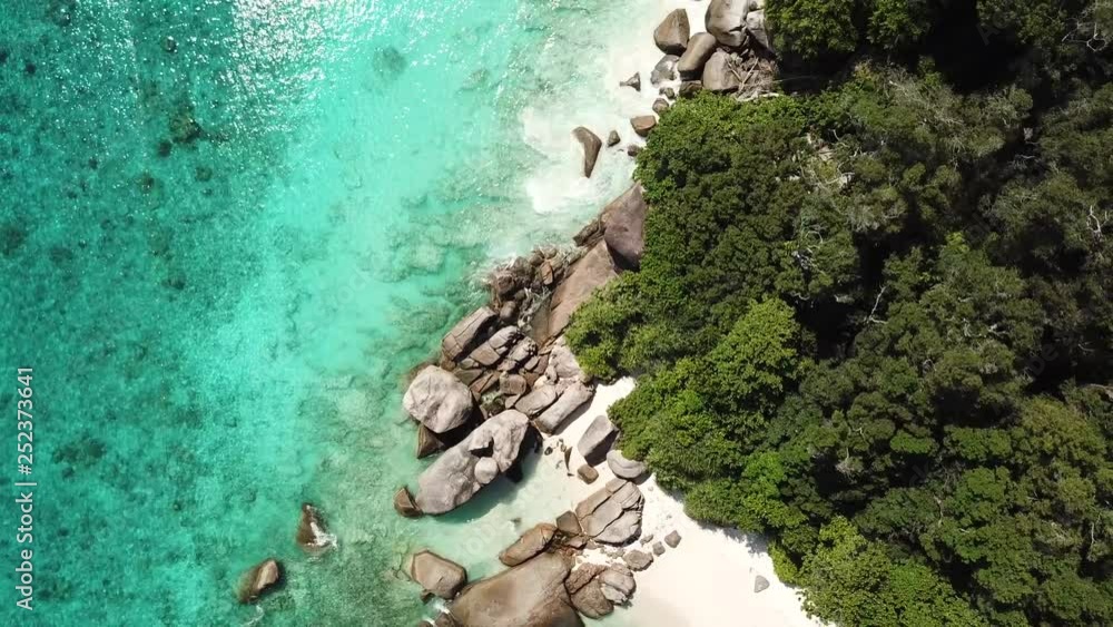 Similan island from above, Thailand Similan island from above, Thailand