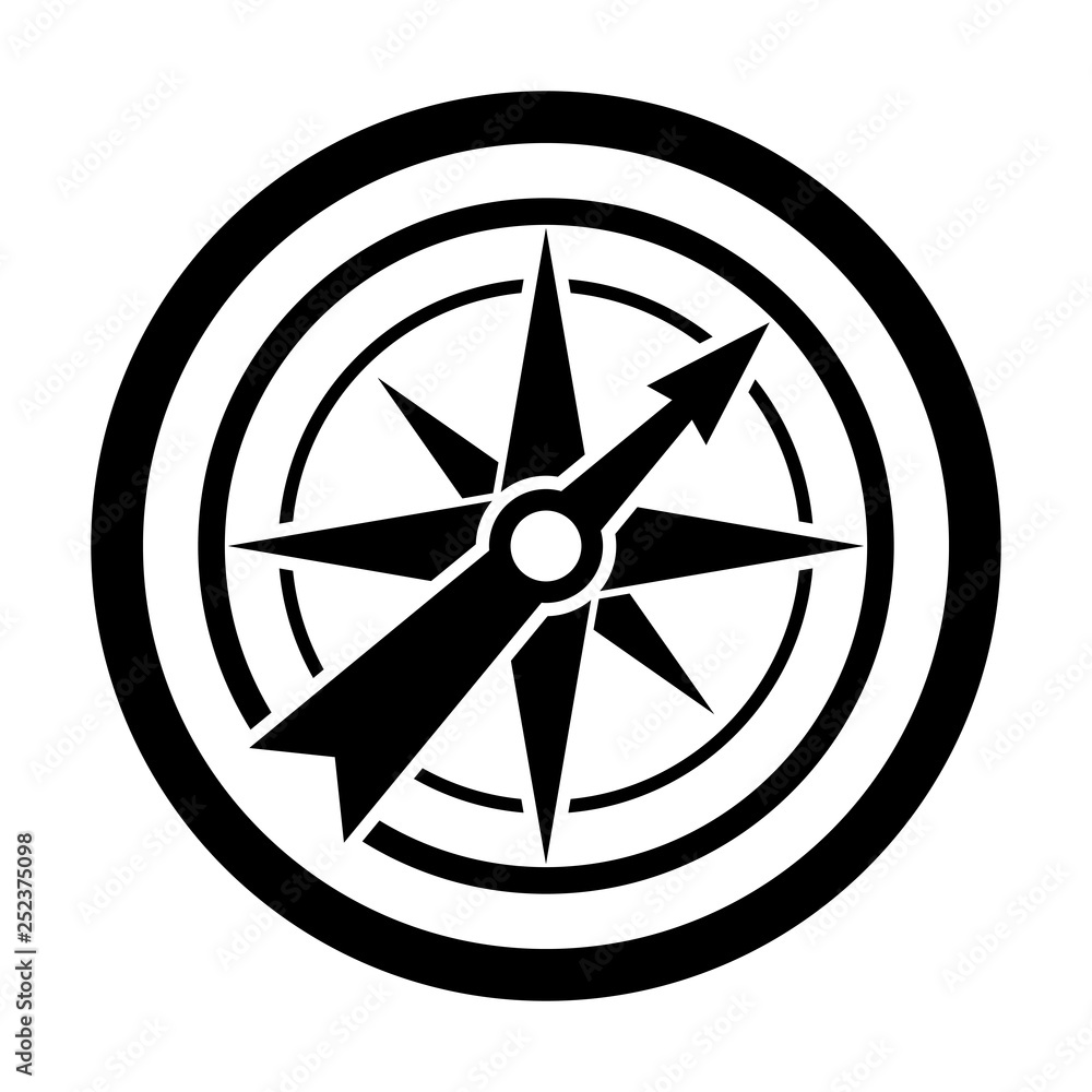 Compass icon isolated on white background Compass icon isolated on white background