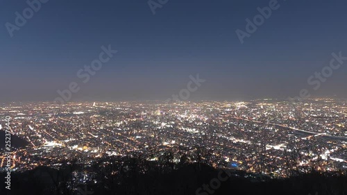 藻岩山　札幌の夜景タイムラプス14