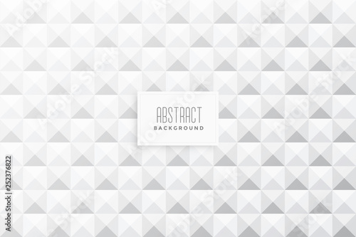 abstract 3d triangles shape white background