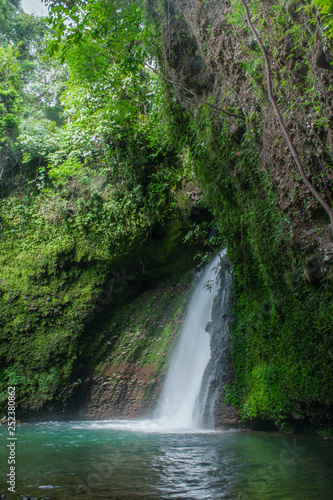 indonesia nature waterfall in north bengkulu natural beauty of bengkulu utara indonesia with mountain barisan and green nature