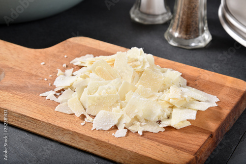 Obraz na płótnie Shaved parmesan cheese