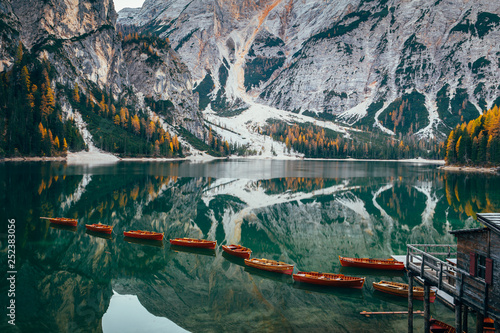 Braies lake