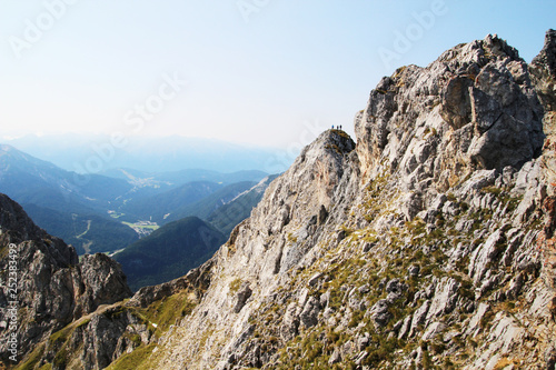 The top of Karwendel, Mittenwald, Germany