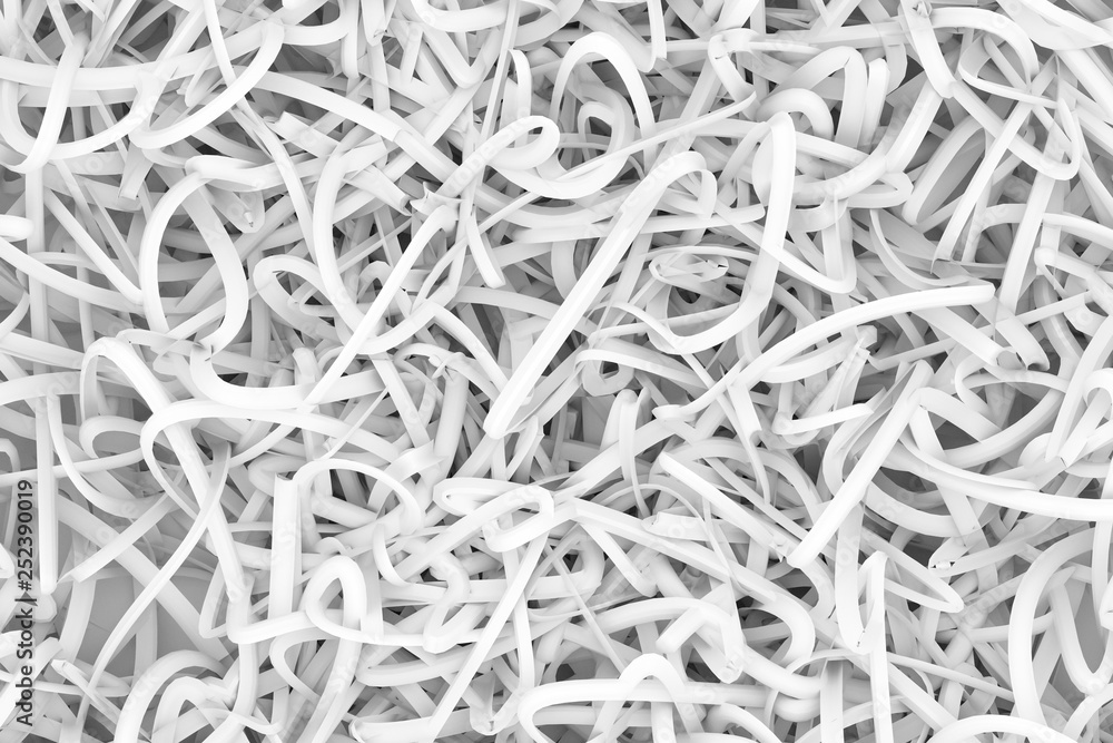 Abstract CGI composition, messy strings virtual backdrop. Wallpaper for graphic design. 3D render. Abstract CGI composition, messy strings virtual backdrop. Wallpaper for graphic design. 3D render.