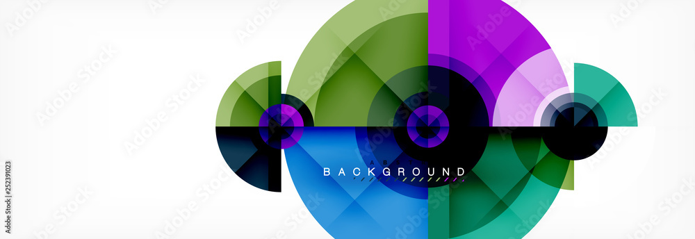 Geometric circle abstract background, creative geometric wallpaper. Geometric circle abstract background, creative geometric wallpaper.