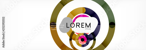 Circular lines design background