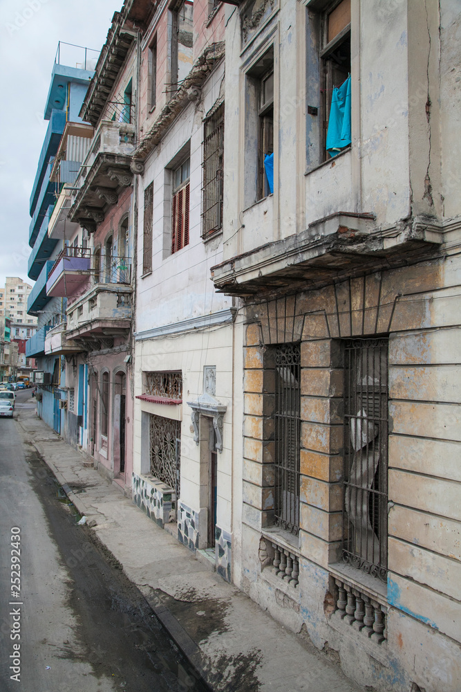  Havana, Cuba - 18 January 2013: Views of town center of squares and streets