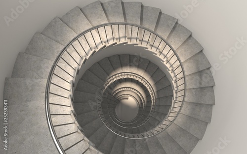 Generic round spiral staircase