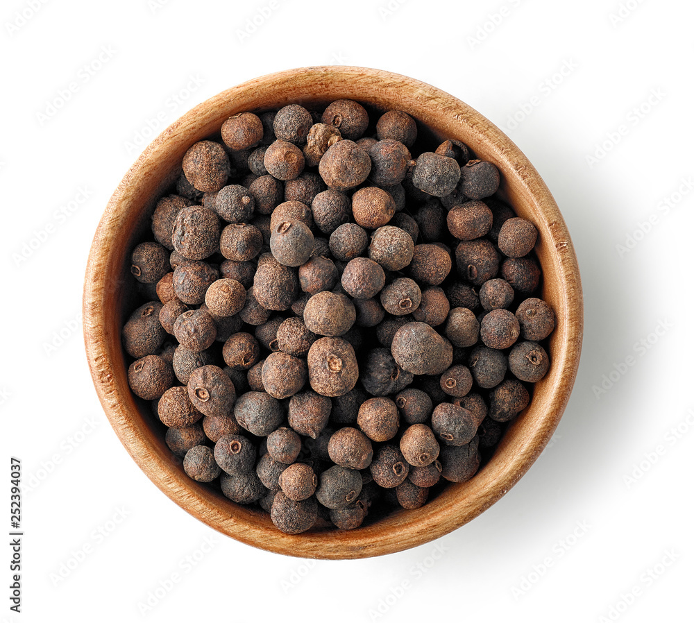 wooden bowl of aromatic pepper wooden bowl of aromatic pepper