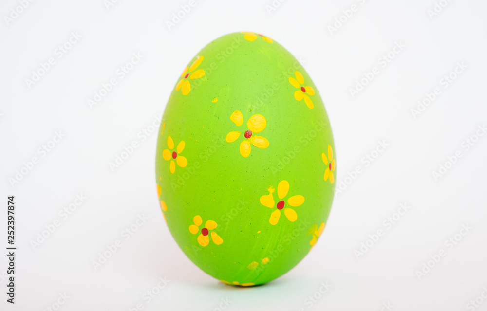 Beautiful Easter Green egg color isolate Beautiful Easter Green egg color isolate