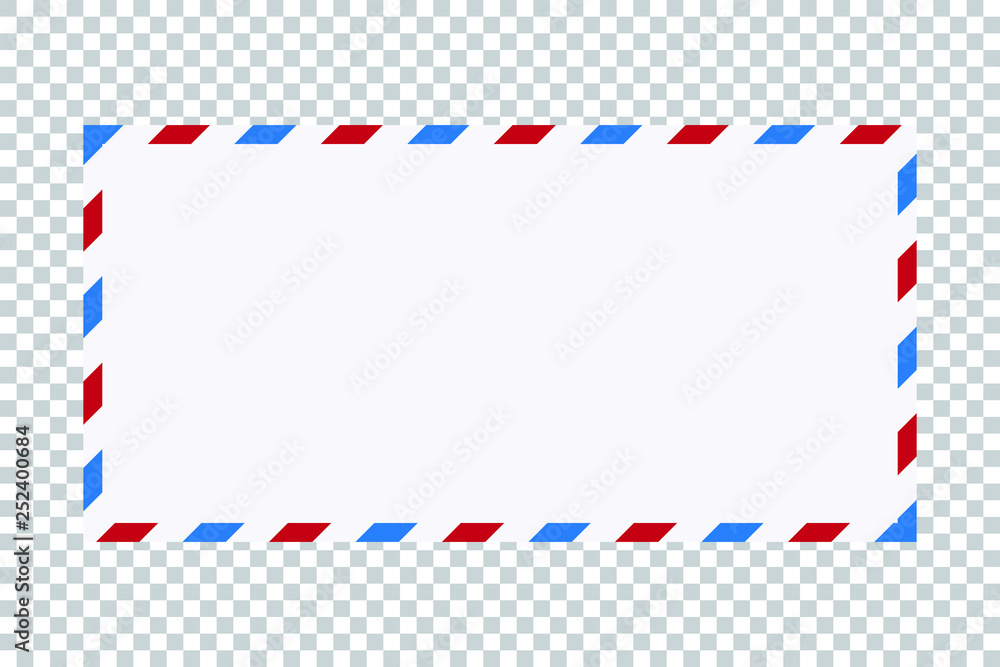 Obraz premium Air Mail Envelope Border