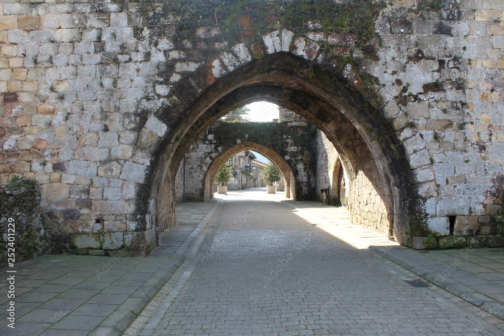 ancient tunnel in a village