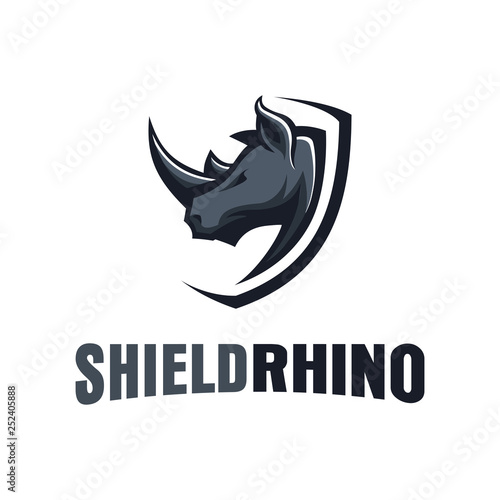 Badge Shield Rhino Logo