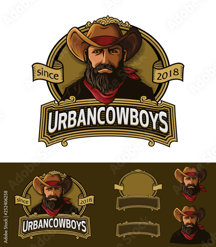 Urban Cowboy modern Vintage Logo