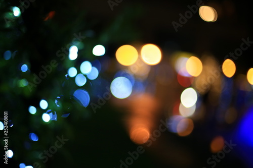 Abstract lights blur bokeh