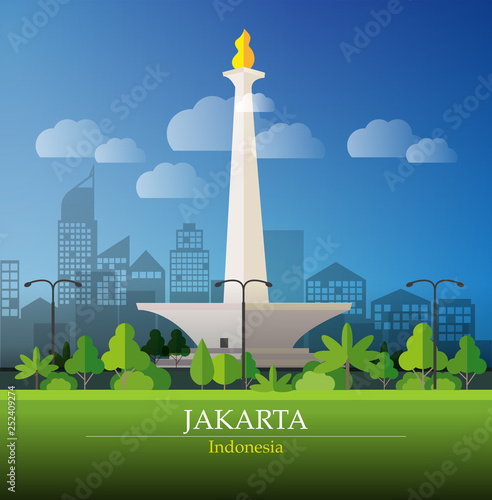 Jakarta the capital city of Indonesia.