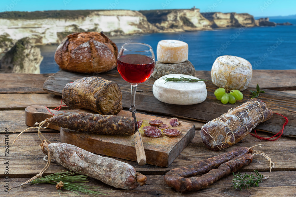 Corsican specialities delicatessen, and cheese made in Corsica with