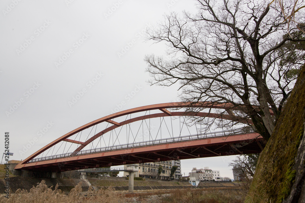 Obraz premium 赤い橋