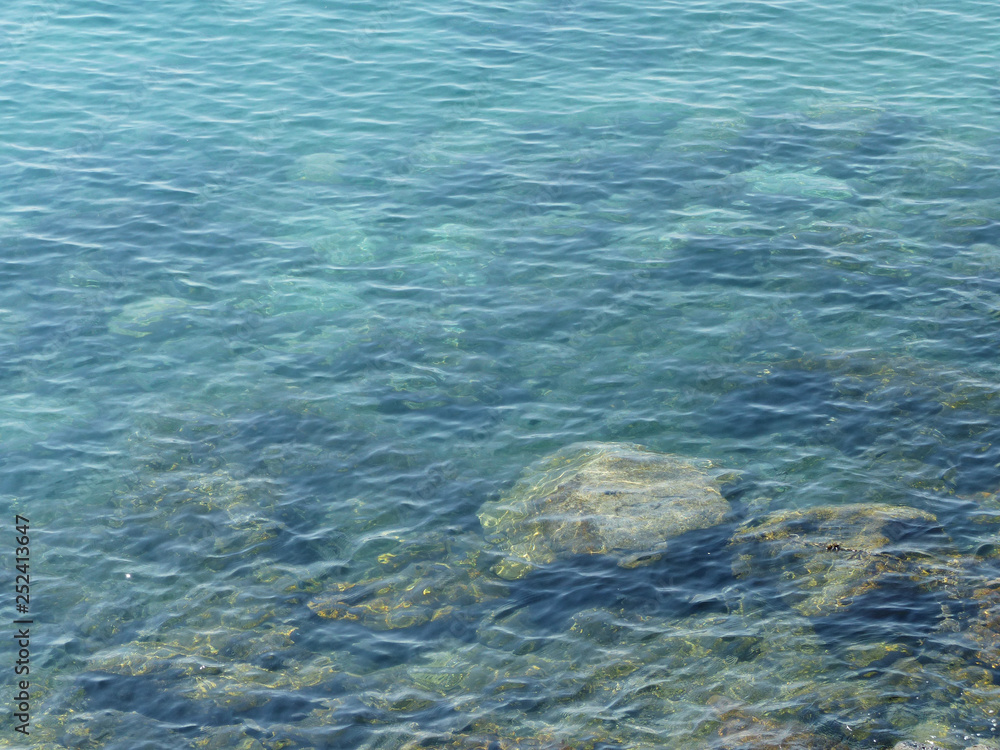 sea water with stone outdoor sea water with stone outdoor