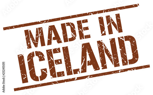 made in Iceland stamp