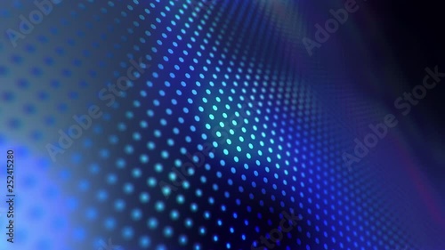 UHD looping, animating halftone blue background - 20 second animating backdrop ideal for overlays, infographics and titles