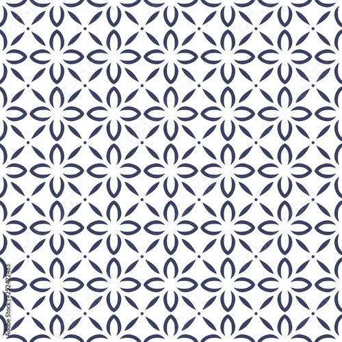 Seamless vector pattern with ornament for tiles