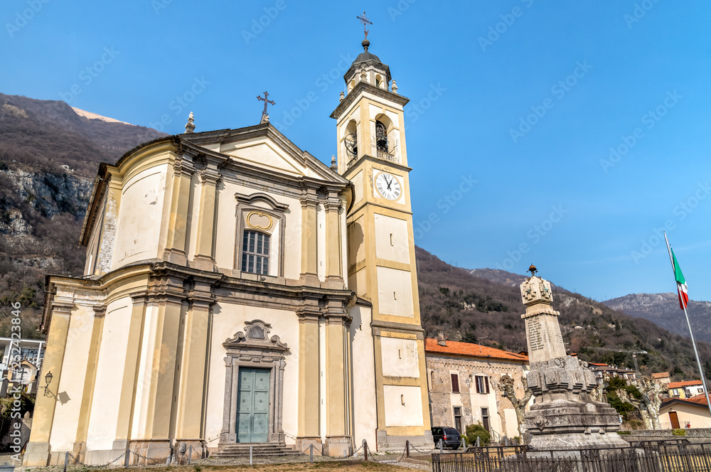 Church of Sant Abbondio located in Mezzegra belongs to the municipality of Tremezzina, in the province of Como, region Lombardia.