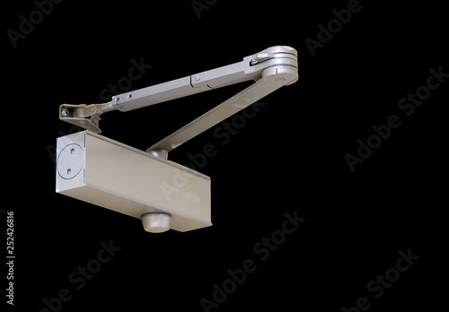 Tableau sur toile Fire door hinges Separated from the white background
