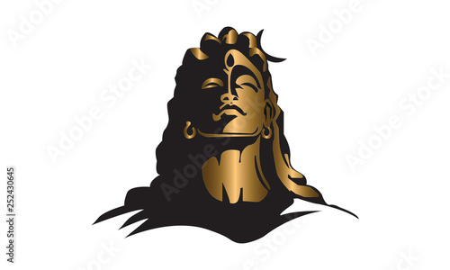 illustration Of Happy Maha Shivratri Greeting Card Design. - Vector