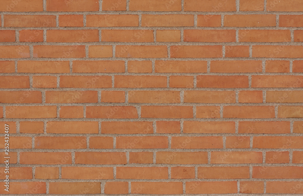 New white brick wall pattern - symmetrical background New white brick wall pattern - symmetrical background