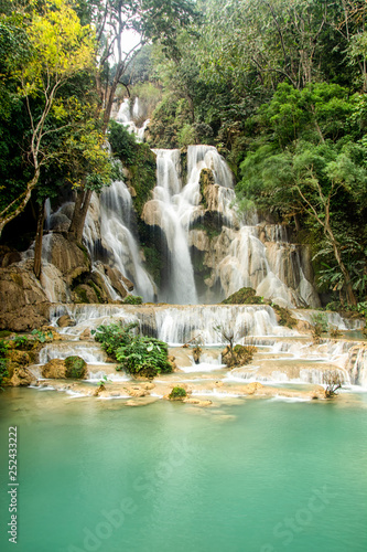 Soft Focus Tat Kwang Si Waterfall, Luang Prabang, Laos