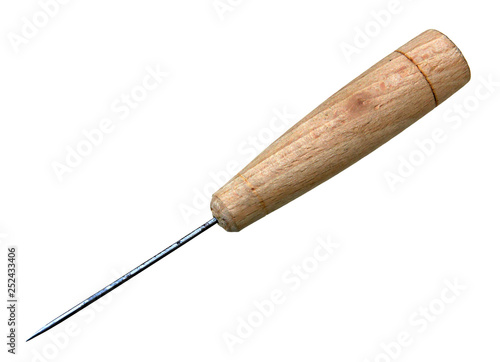 Canvas Print Stitching awl with wooden handle
