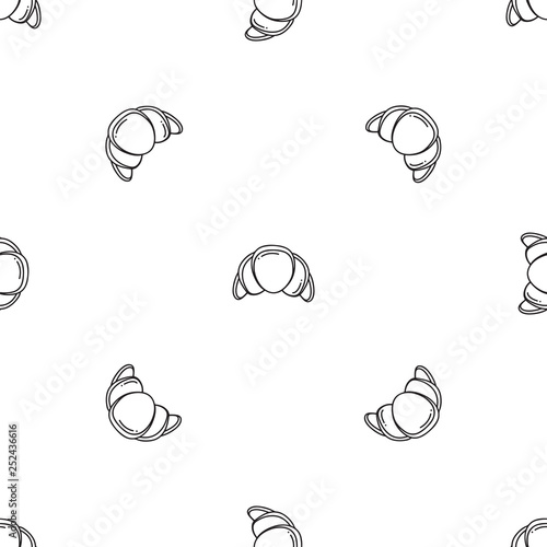 Small croissant simple pattern