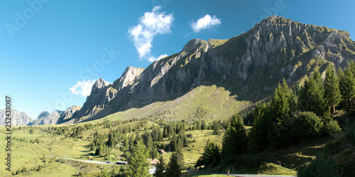 The Alvier seen from Alp Palfries, Swiss Alps