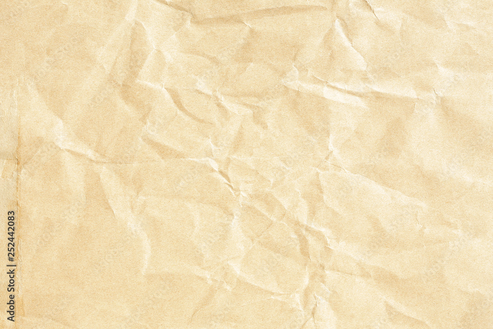 Old brown crumpled paper background texture Stock Photo | Adobe Stock